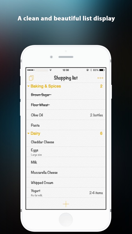 SuperList (Shopping List)