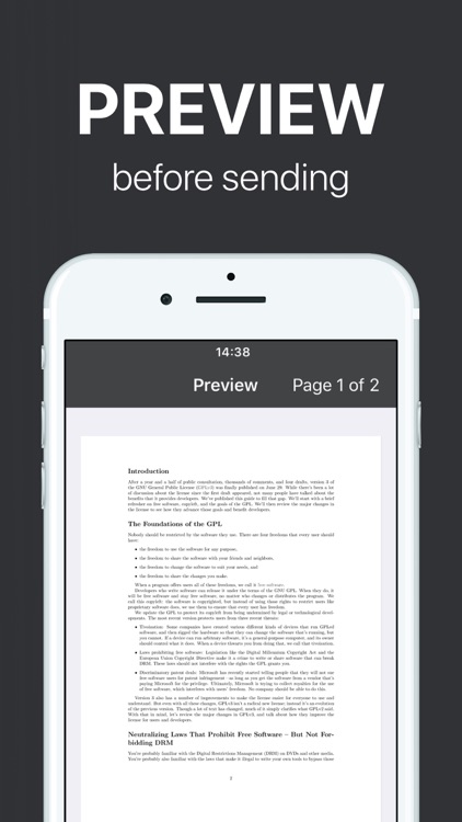 FAX from iPhone - send fax screenshot-3
