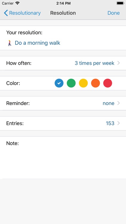 Resolutionary - Habit Tracker