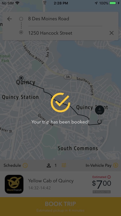 Yellow Cab of Quincy screenshot-3