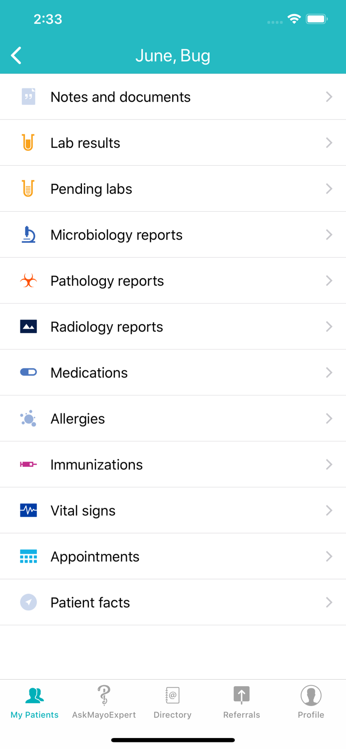 Medical Professionals