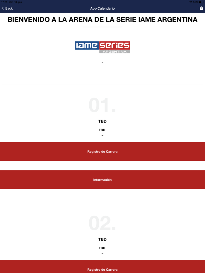 IAME Series Argentina