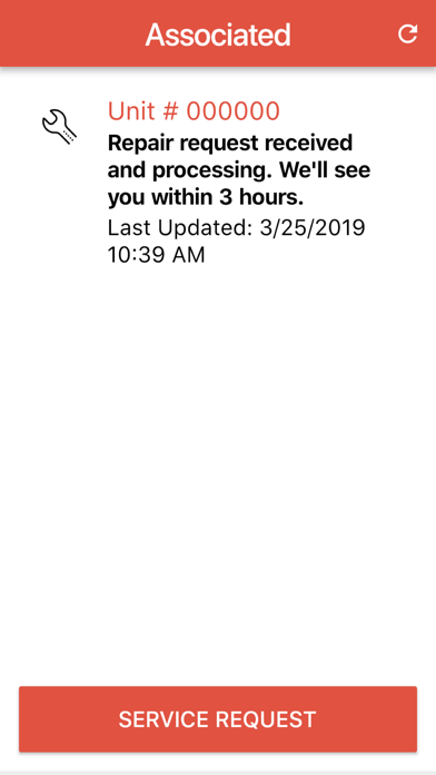 Associated Service Request screenshot 4