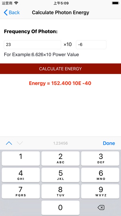 Calculate Photon Energy