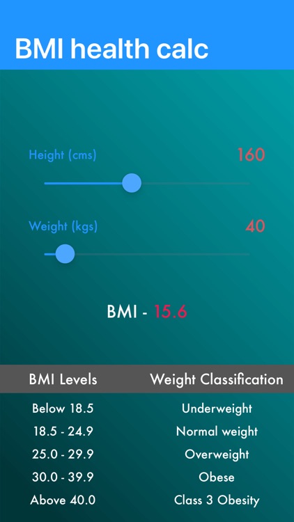 BMI health calc