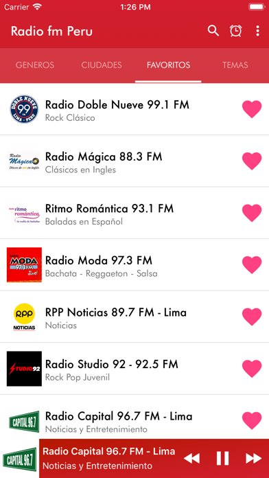 Radio fm Peru screenshot 4