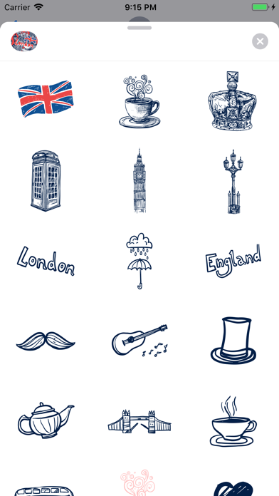 Love London Doodle Stickerpack screenshot 2