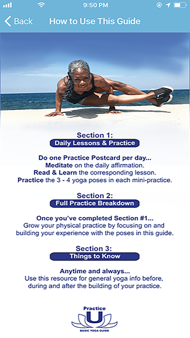 Practice U: Basic Yoga Guide screenshot 2