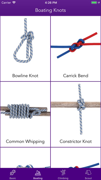 Common Whipping  How to tie a Common Whipping Knot animated and