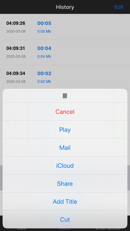MP3 Voice Recorder ,MP3 player screenshot-3
