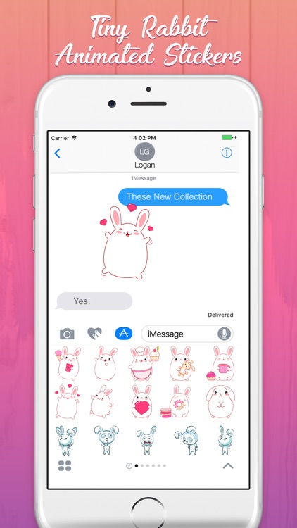 Animated Rabbits Emojis screenshot-3