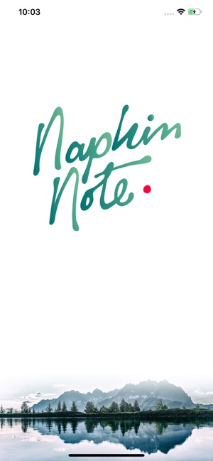 Napkin Note - email yourself