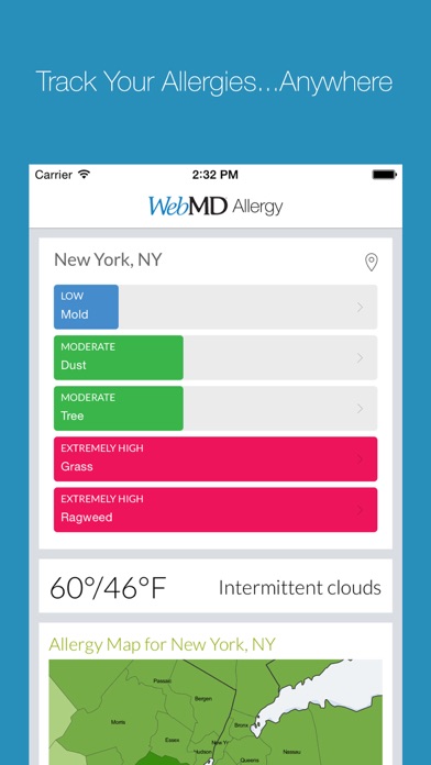 WebMD Allergy screenshot 1