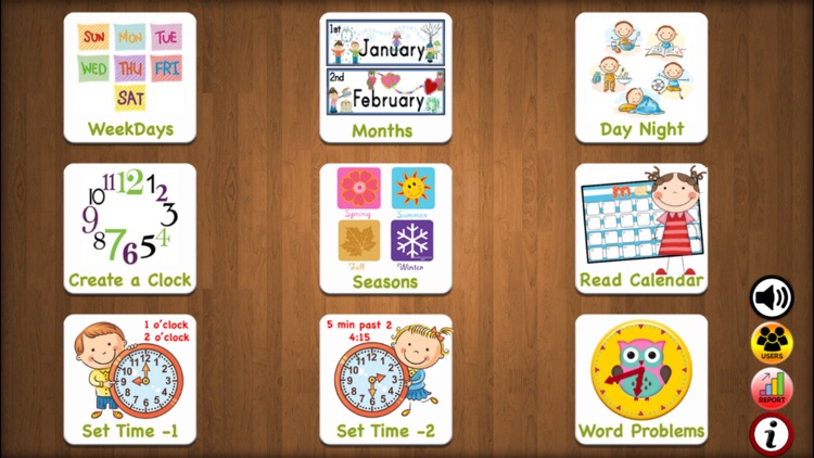 Interactive Telling Time Games