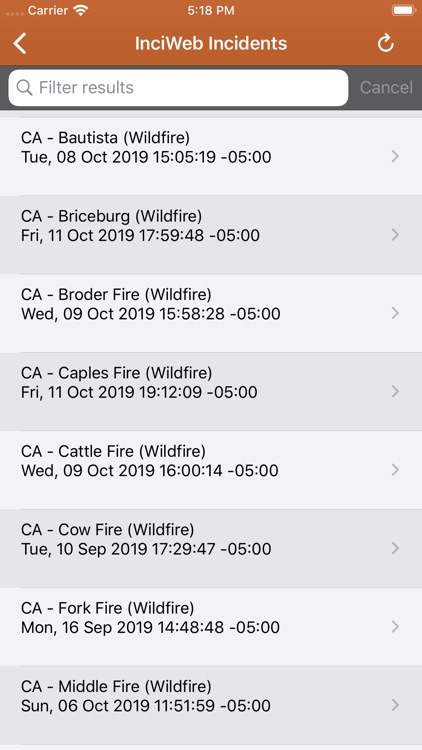 Wildfire Info screenshot-8