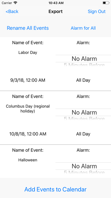 Calendar to Calendar screenshot 2