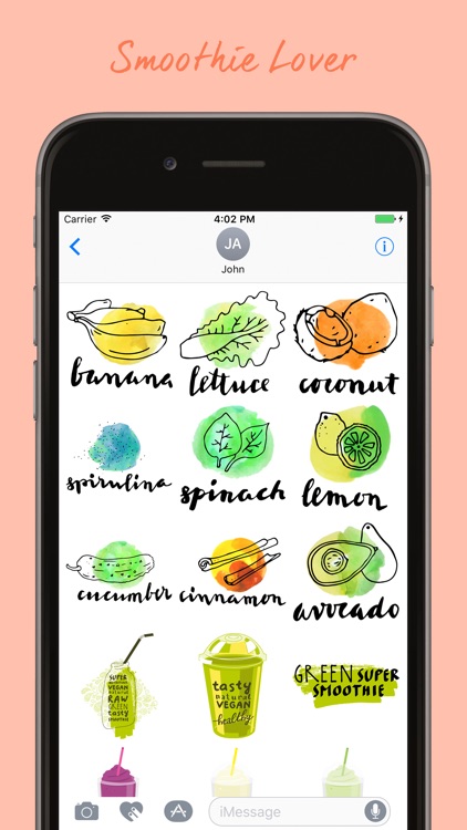 Smoothies Stickers Pack screenshot-0