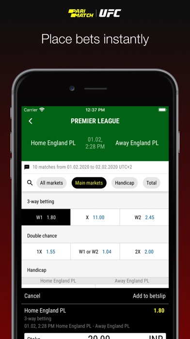 Parimatch: Live Sports Bettingのおすすめ画像3