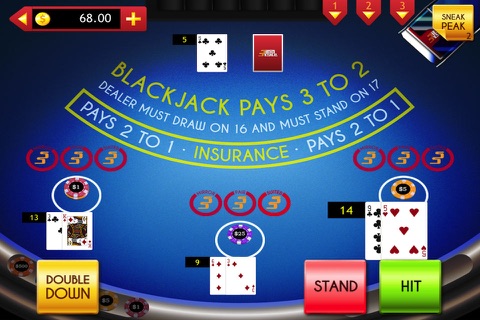 Let It Ride On, 3 Card Poker + - náhled