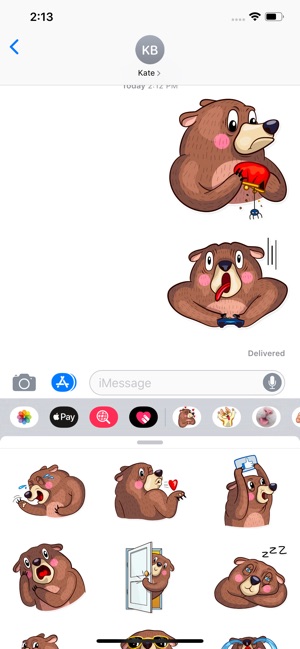 Funny Bear Sticker Pack(圖3)-速報App