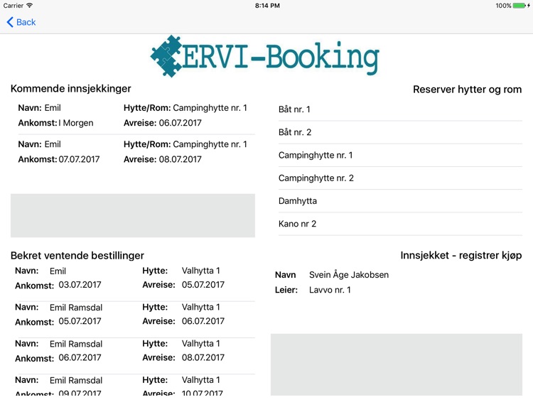 ERVI-Booking Admin screenshot-3