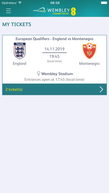 Wembley Mobile Tickets