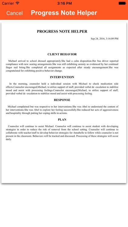 Progress Note Helper screenshot-4