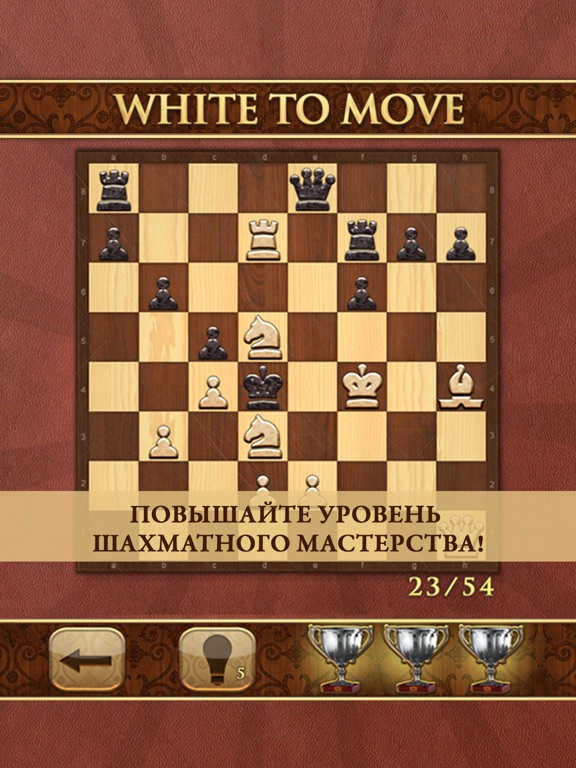 Mate in One Move. Шахматы Пазл для iPad