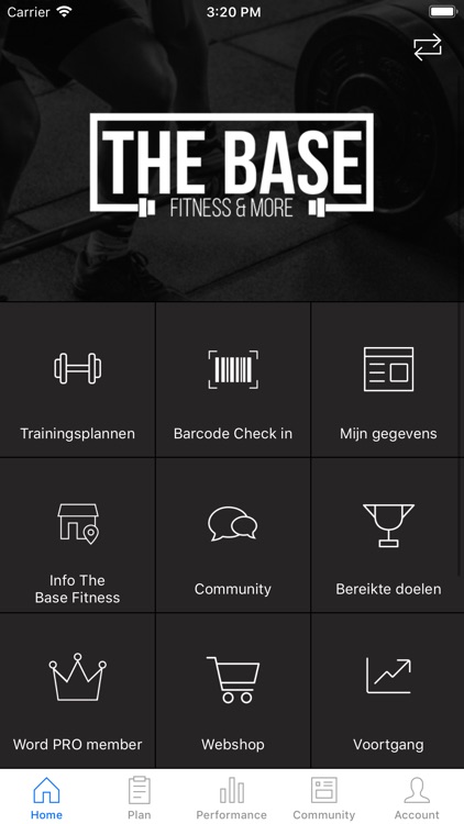 The Base Fitness and More App