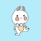 The Sticker APP for a cute baby rabbit ~