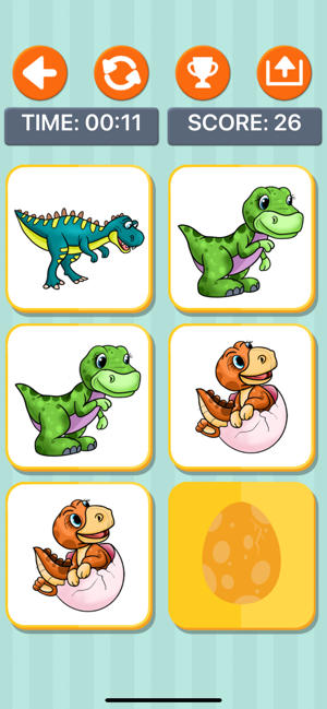 Dinosaur Memory Games for Kids(圖2)-速報App