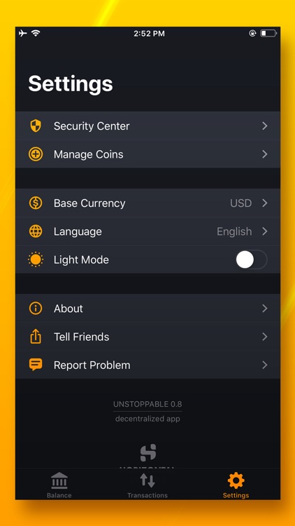 UNSTOPPABLE - Bitcoin Wallet screenshot-5