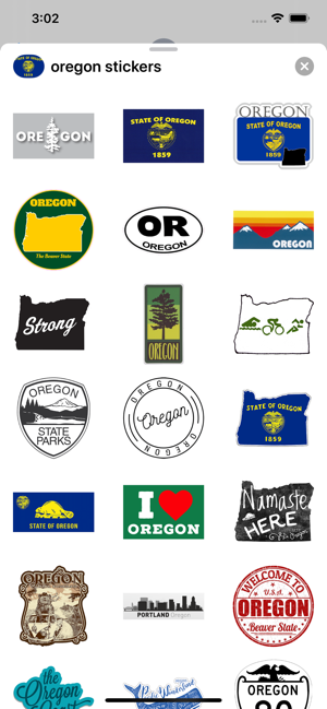 Oregon emojis - USA stickers(圖1)-速報App