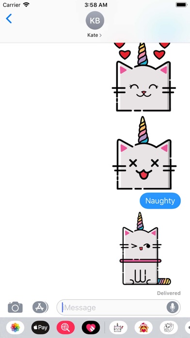 KittyCorn Emoji screenshot 2