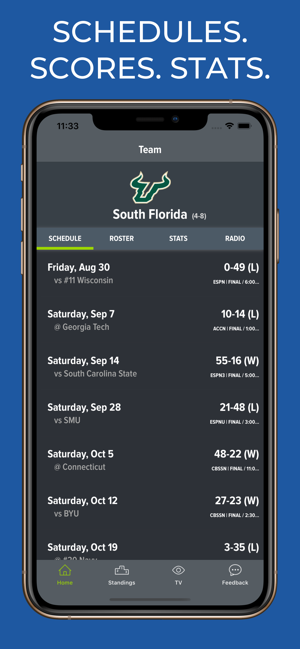 South Florida Football App