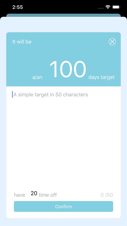 100 Days Target