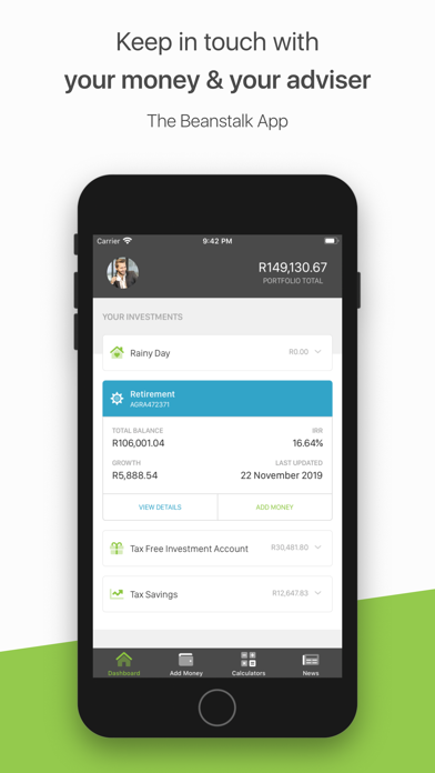 Screenshot #1 pour Beanstalk Online Investments