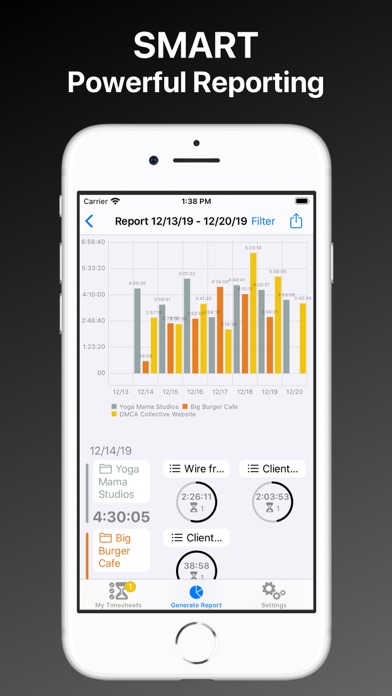 My Timesheets - Logs & Reports screenshot 2