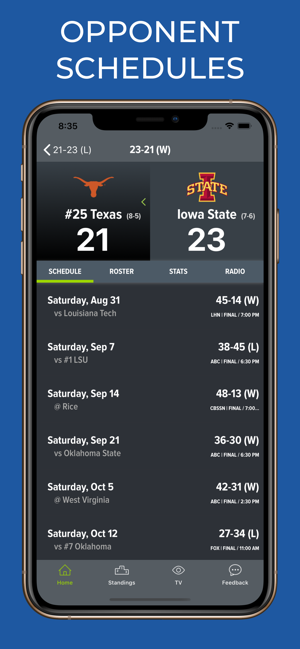 Iowa State Football Schedules(圖8)-速報App