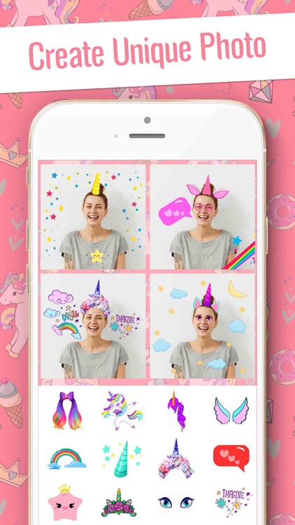 Unicorn Photo Editor for Girls