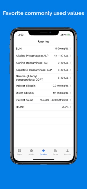 Lab Values Pro: Lab reference(圖2)-速報App