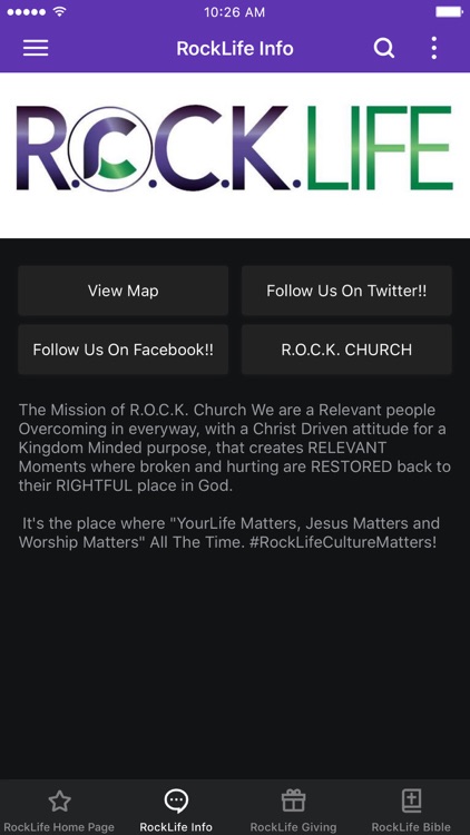 THE R.O.C.K. CHURCH