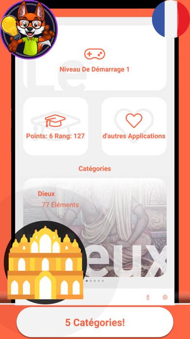 Screenshot #1 pour L'hindouisme Quiz (français)