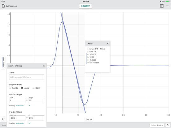 App Shopper: Vernier Graphical Analysis 4 (Education)