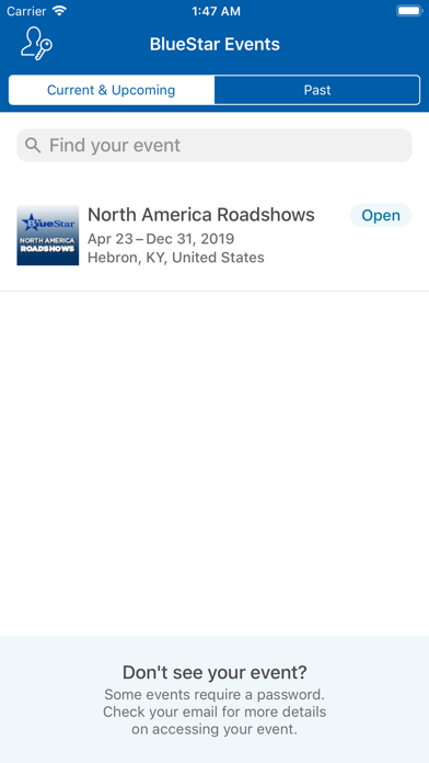 BlueStar Events screenshot 2