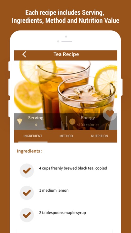 Easy Healthy Tea Recipes screenshot-4