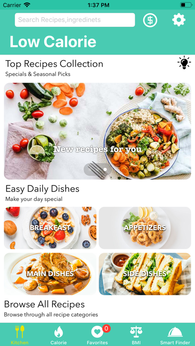 How to cancel & delete Low Calorie Recipes & Counters from iphone & ipad 1