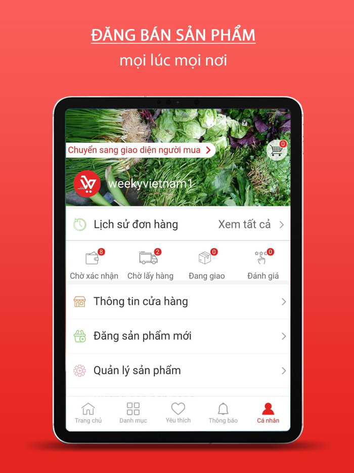 Weeky-Sàn giao dịch thực phẩm