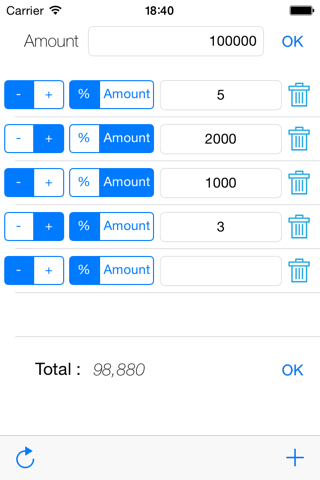 Percent Calculator (discount) - náhled