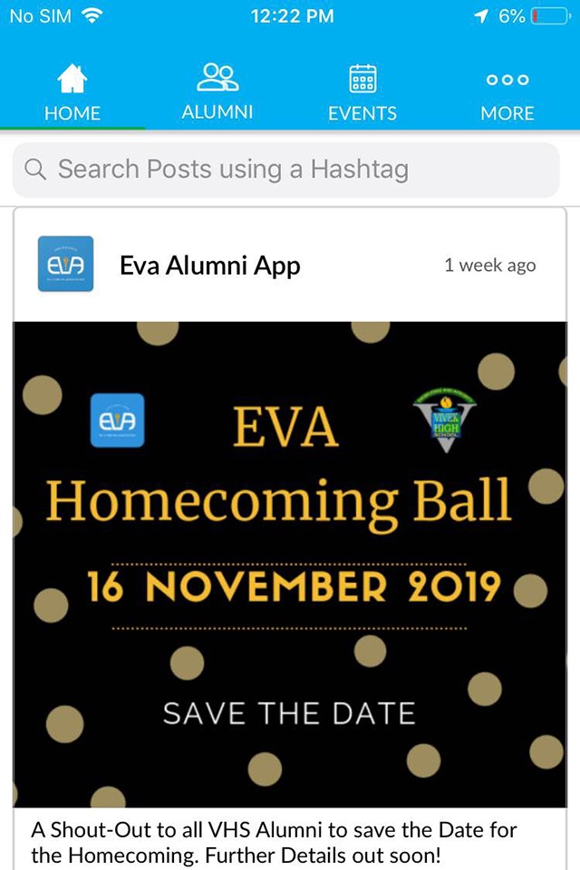 EVA Alumni App screenshot 4